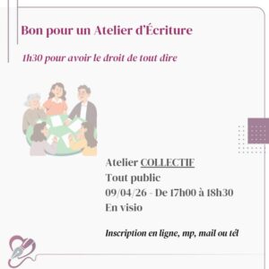 Atelier écriture en ligne